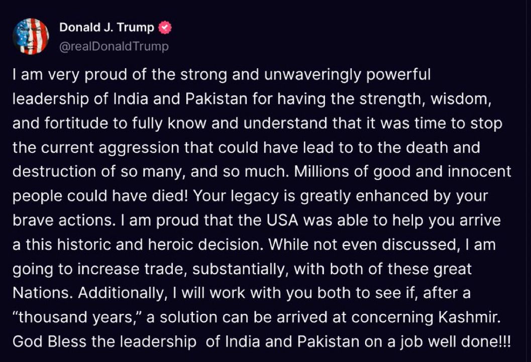 Trump&#39;s statement